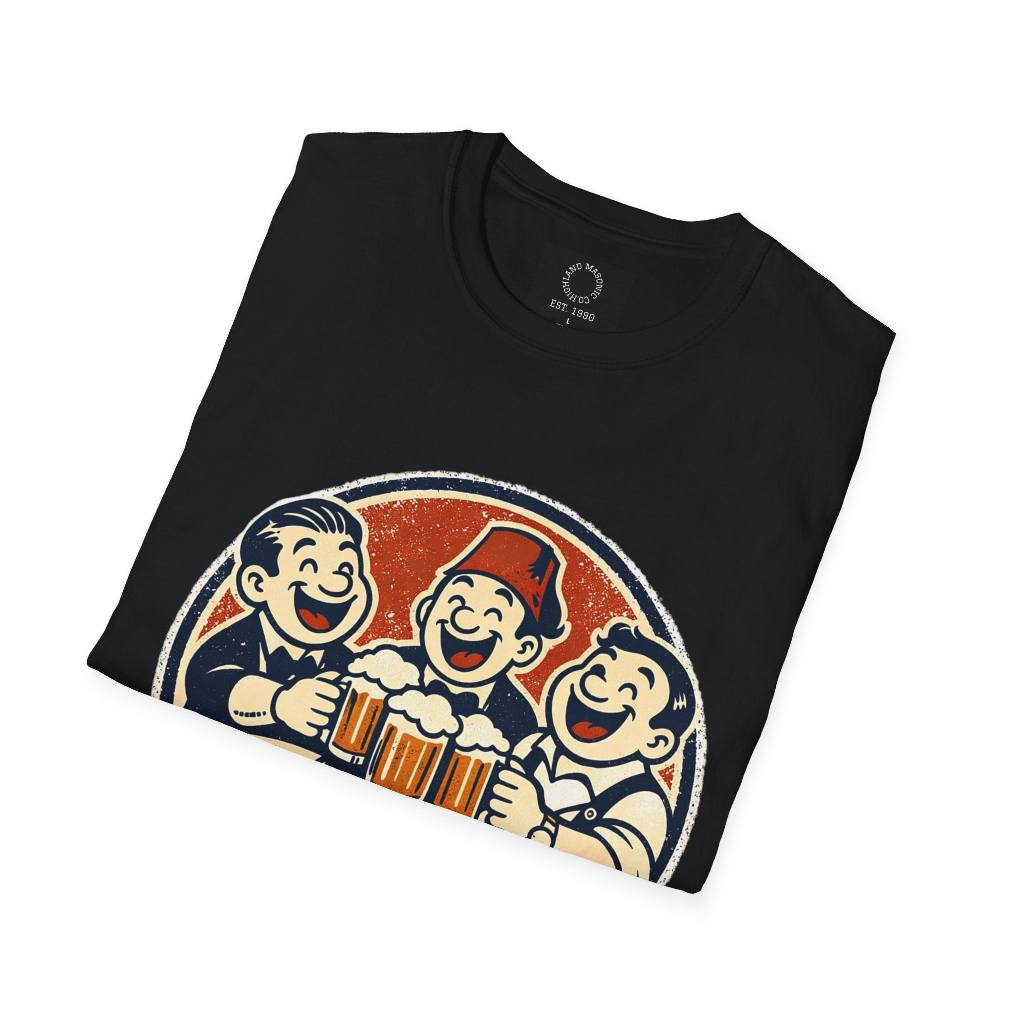 Brothers' Night Out T-Shirt — Retro Beer Night Tee for Guys