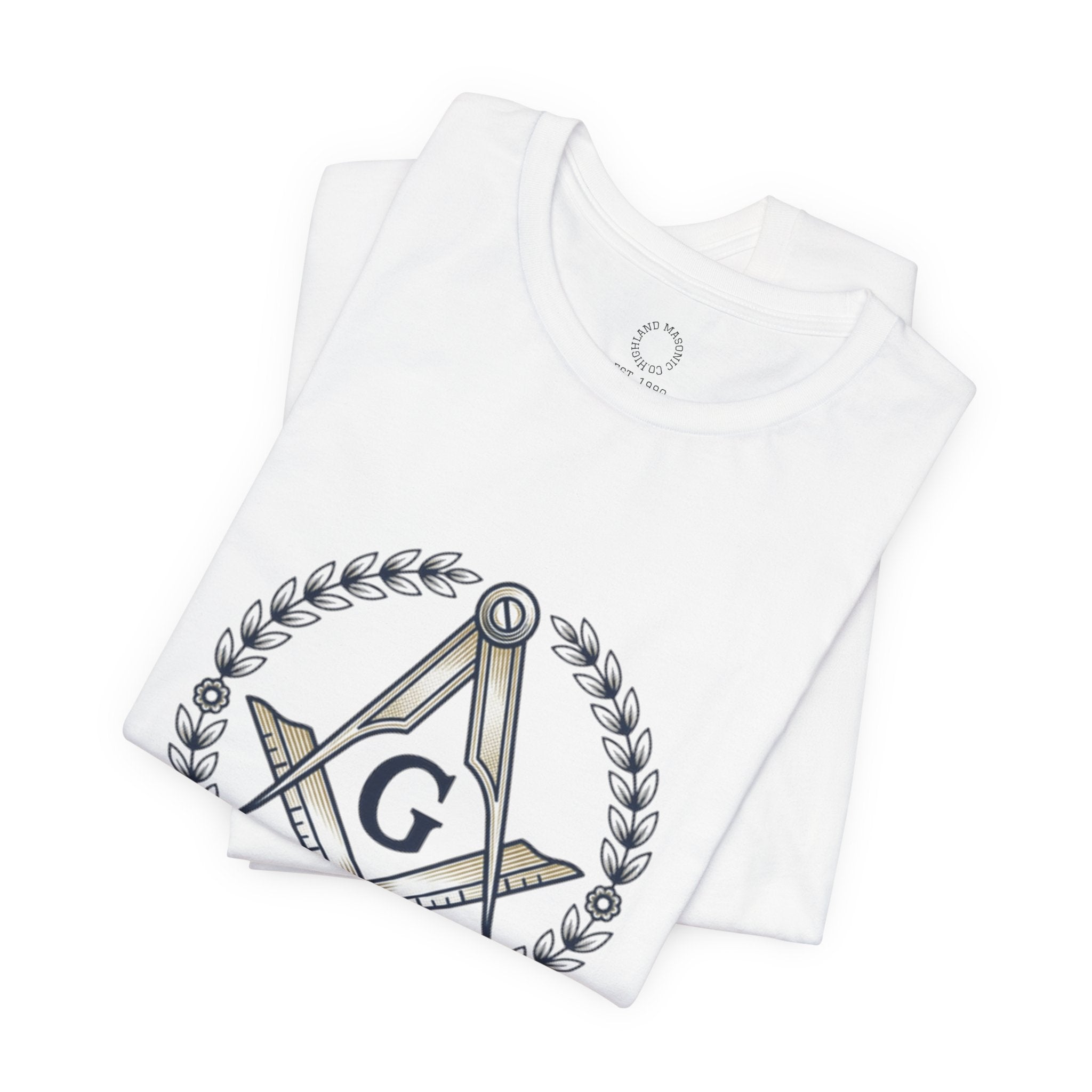 Freemasonry Emblem T-Shirt — Masonic Square & Compass Tee
