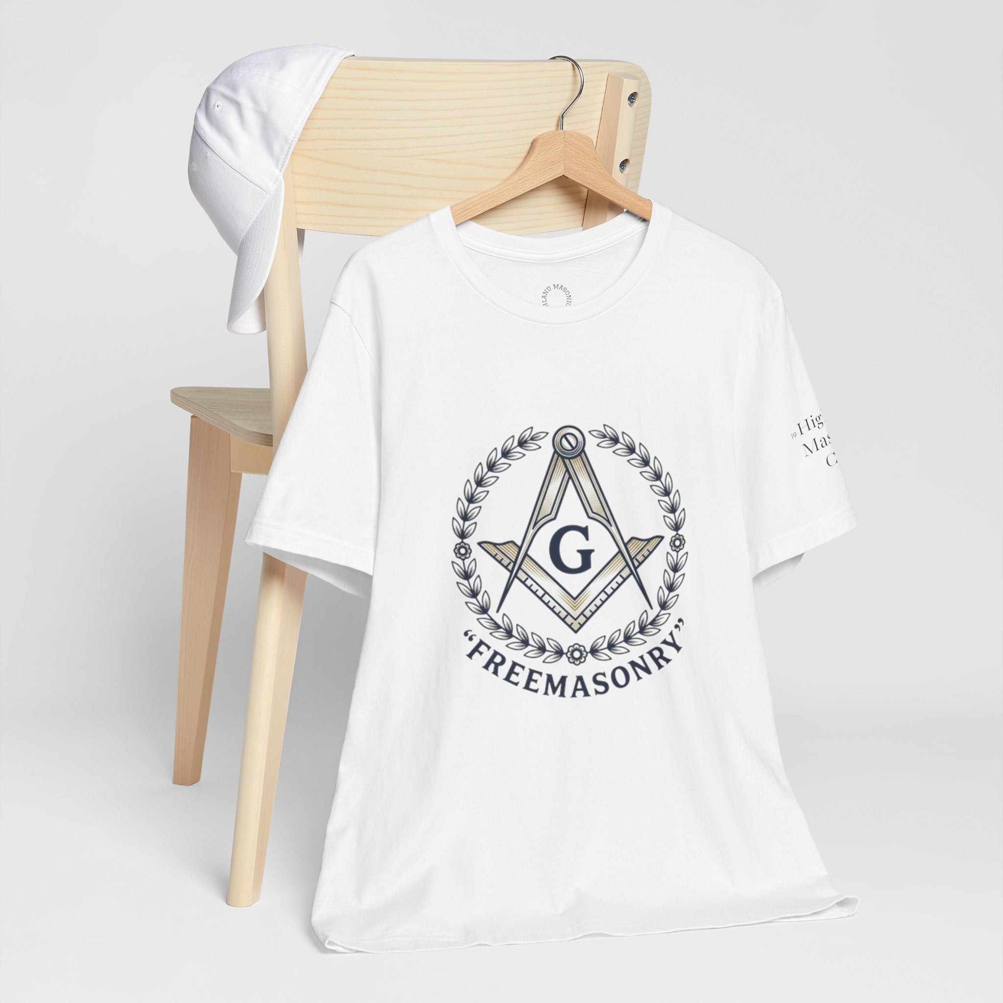 Freemasonry Emblem T-Shirt — Masonic Square & Compass Tee
