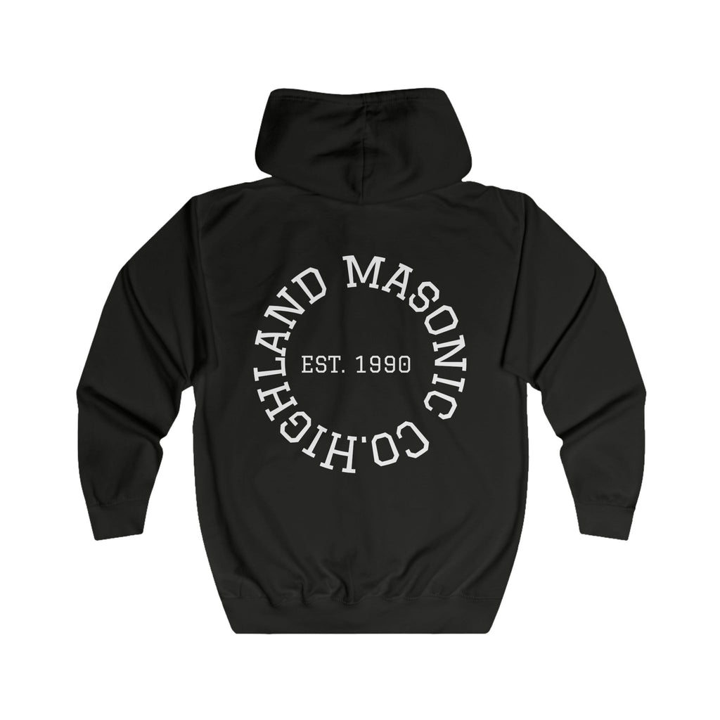 Masonic Zip Hoodie — Highland Masonic Co. EST. 1990
