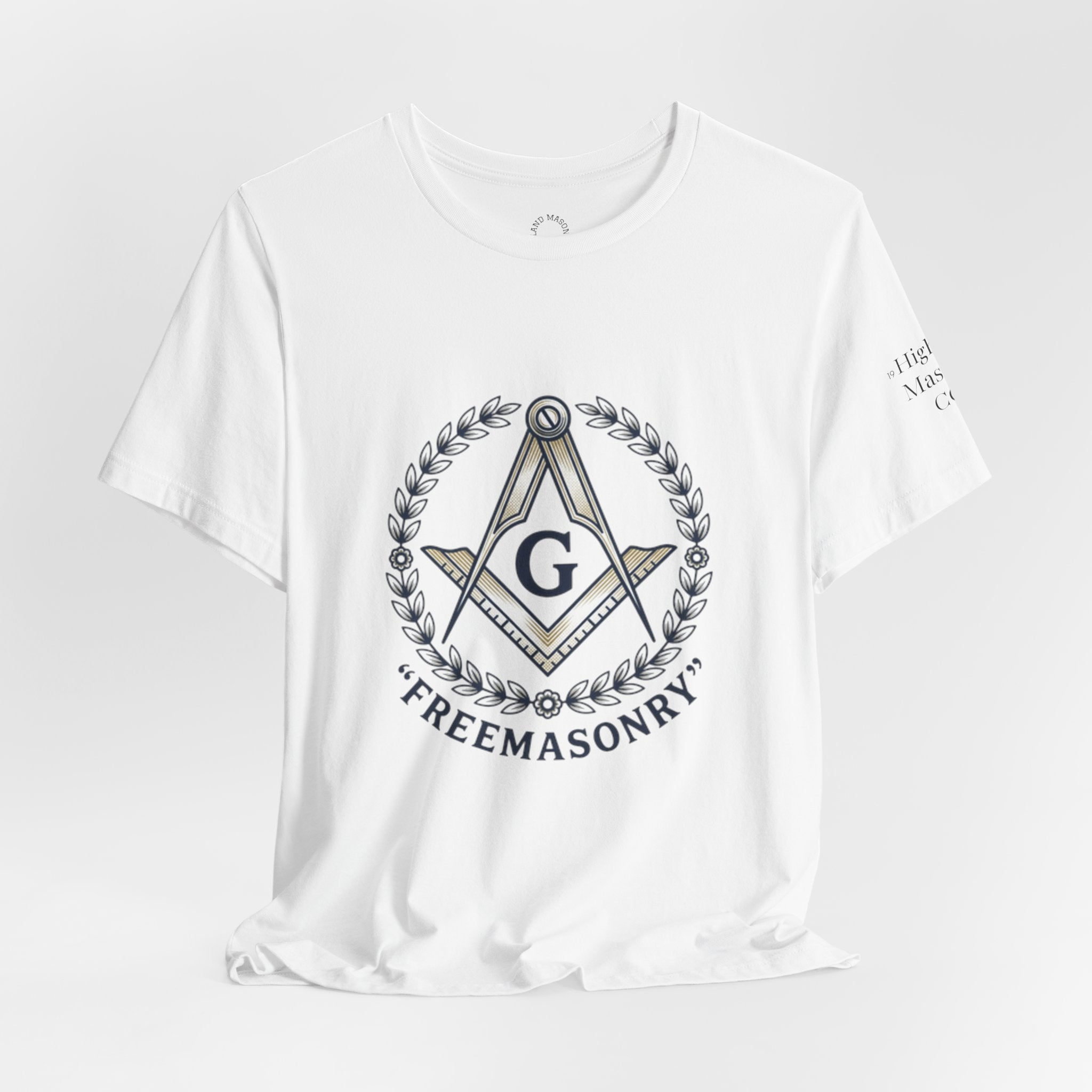 Freemasonry Emblem T-Shirt — Masonic Square & Compass Tee