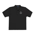 Embroidered Masonic Square & Compass Polo