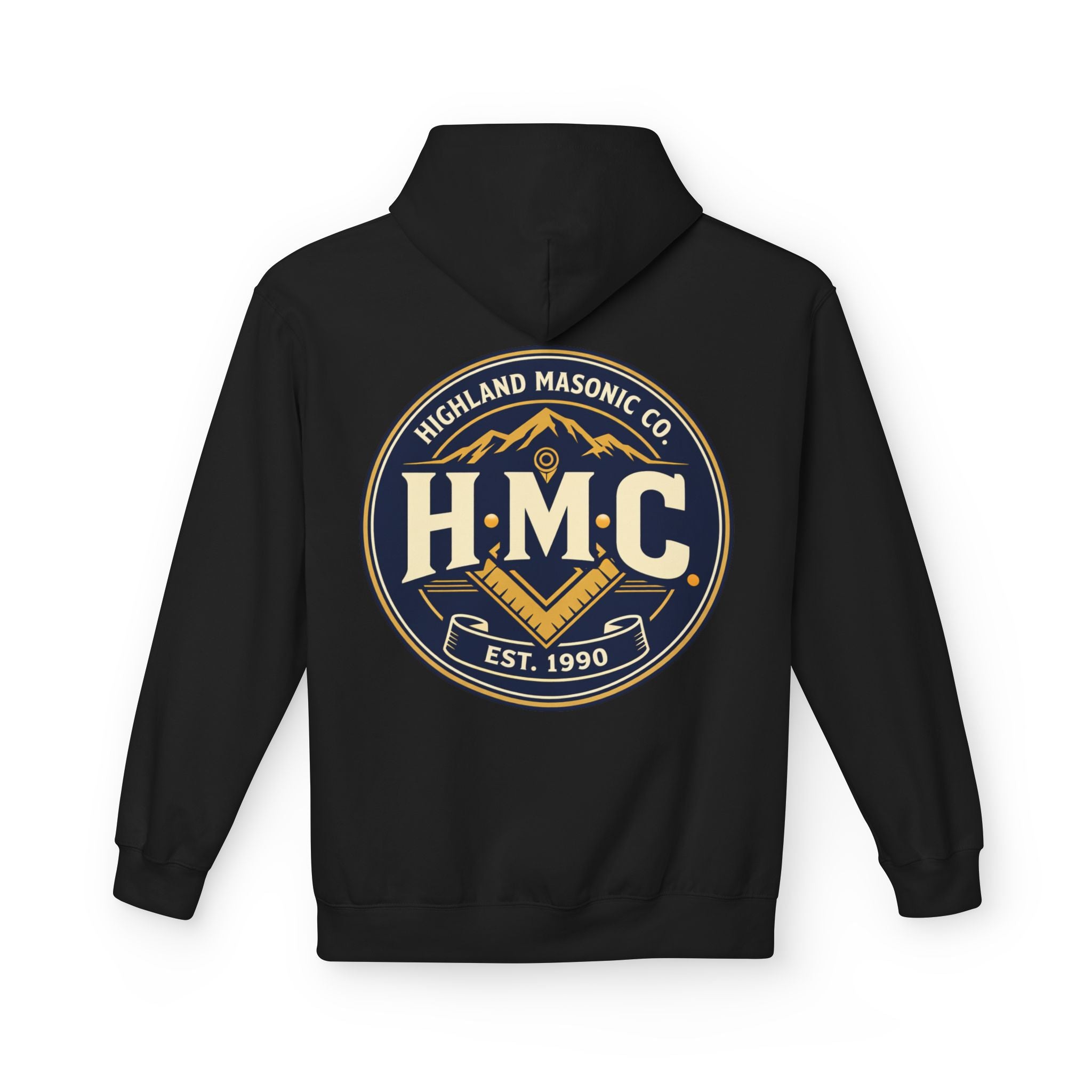 Highland Masonic Co. HMC Logo Hoodie — Freemason Lodge Pullover